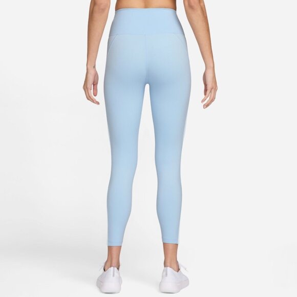 Nike Women's One High-Waisted 7/8 Leggings with Pockets MED Style HV2292-441 NWT - Picture 4 of 10